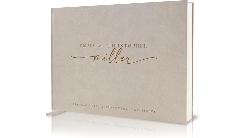 customized guest book bookmark