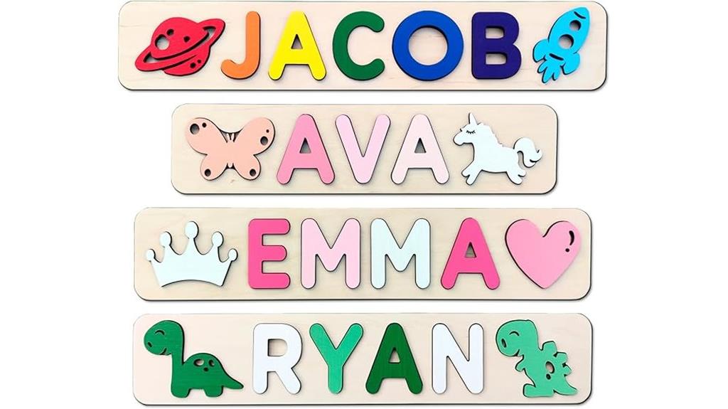 customized kids name puzzle