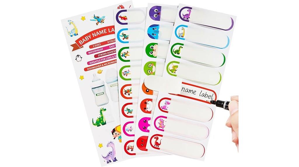 daycare name tag stickers