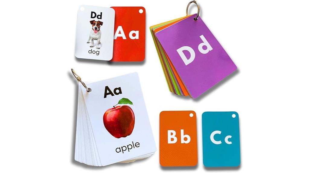 educational alphabet learning cards