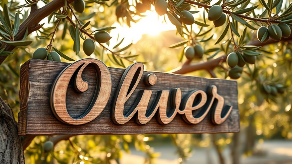 etymology roots olive symbolism