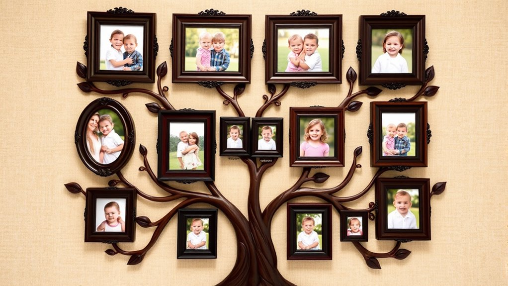 family tree photo frames