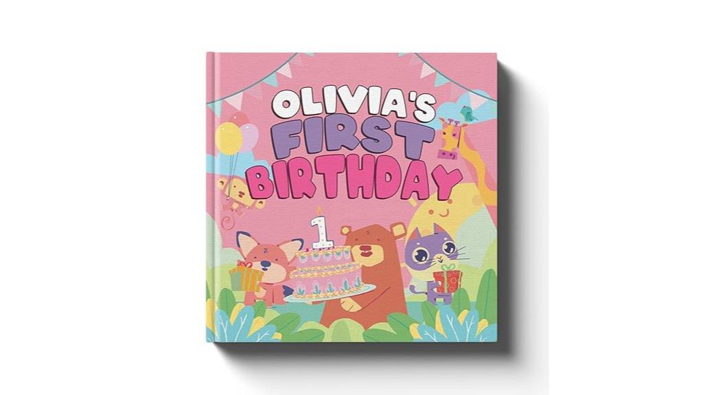 first birthday personalized book