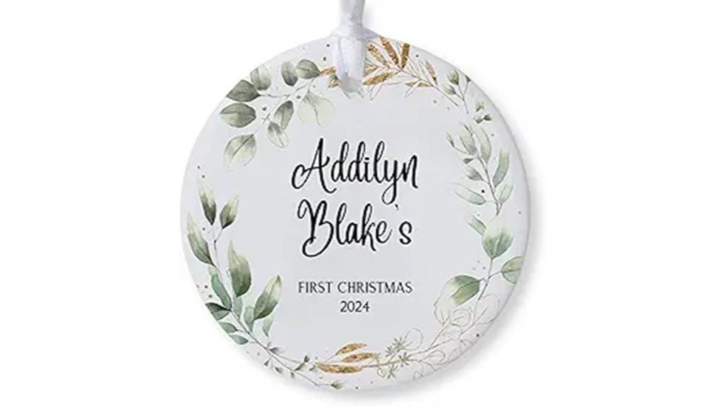 first christmas baby ornament