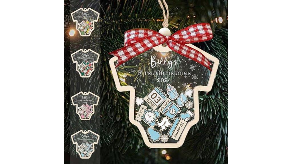 first christmas baby ornament