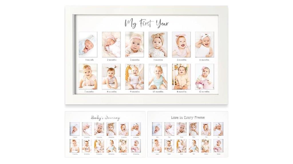 first year baby frame