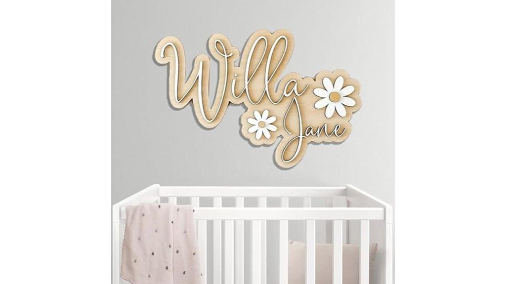 floral baby room decor
