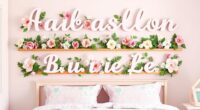 floral name signs decor
