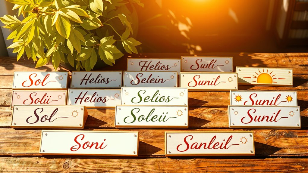 global sun name variations