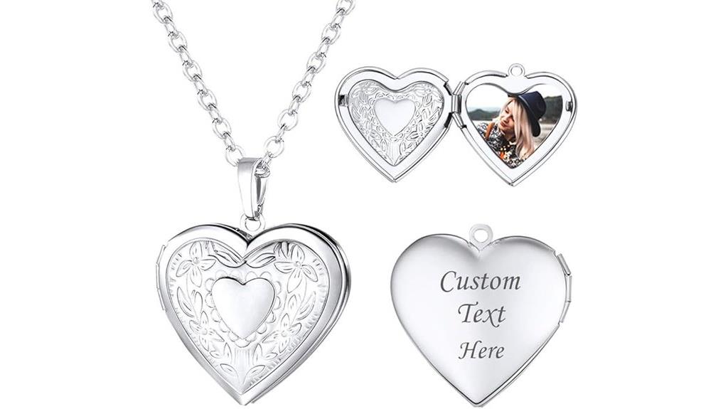 gold plated photo locket