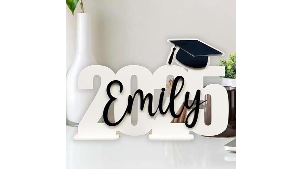 graduation 2025 wooden sign