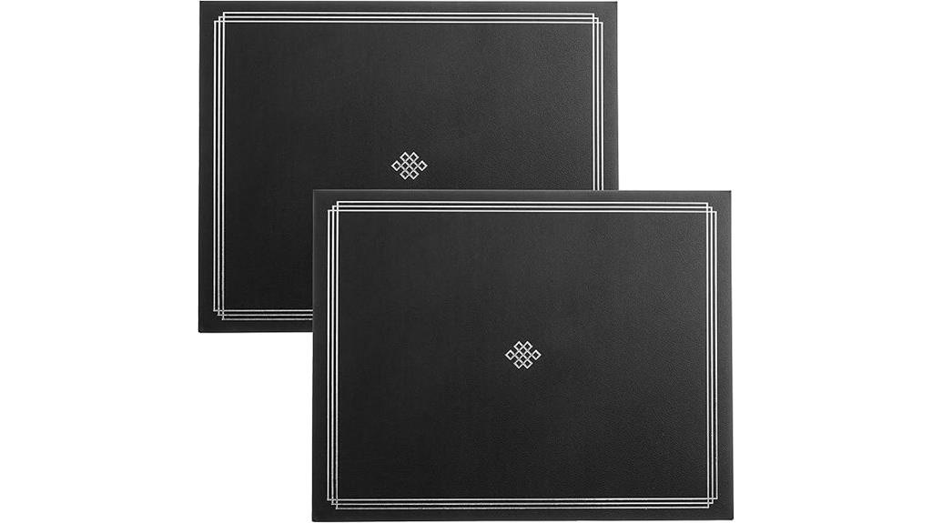 gray certificate holders pack