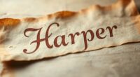 harper name history origin