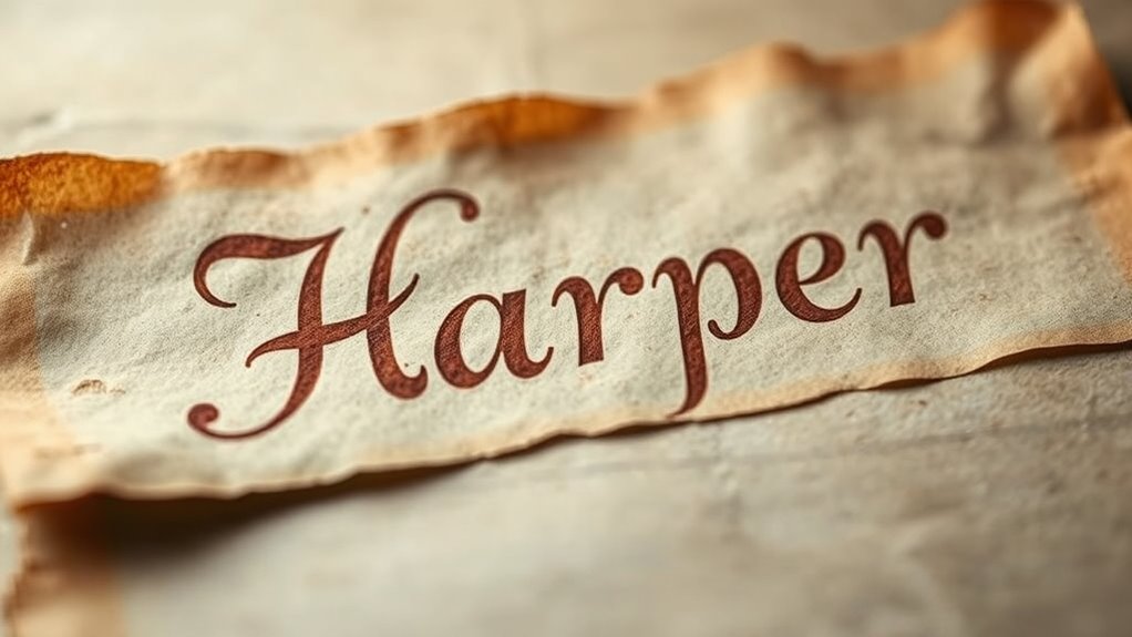 harper name history origin