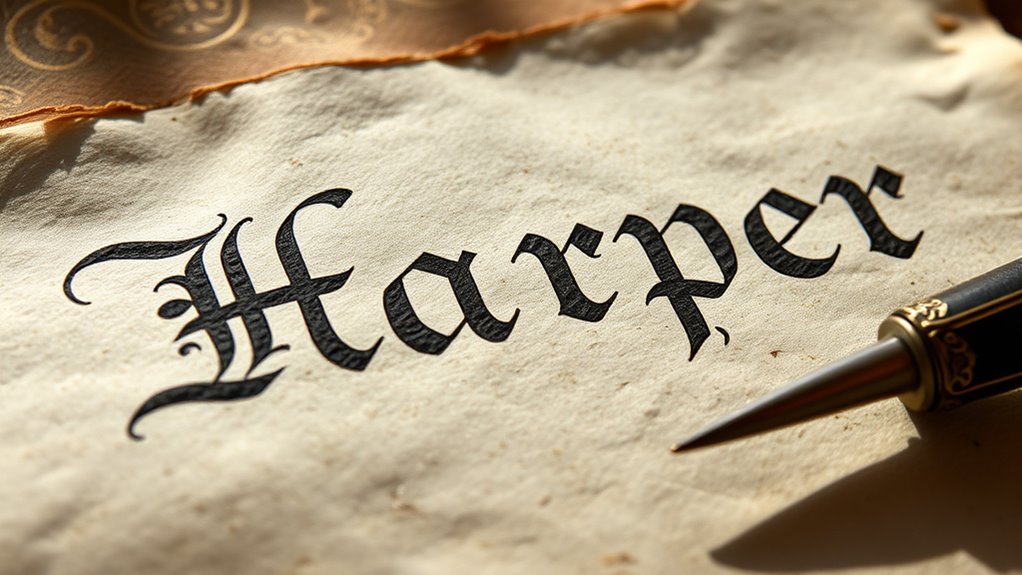 harper surname s historical evolution