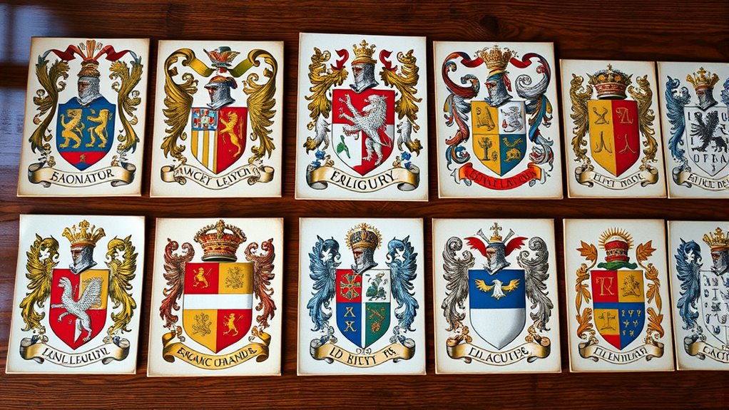 heraldry family legacy prints