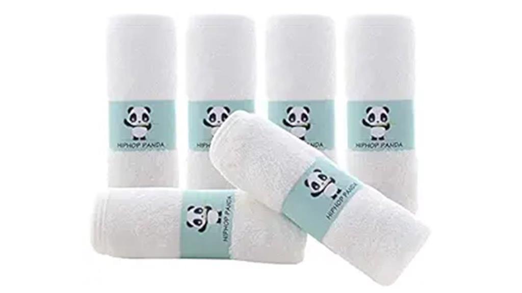 hiphop panda bamboo washcloths