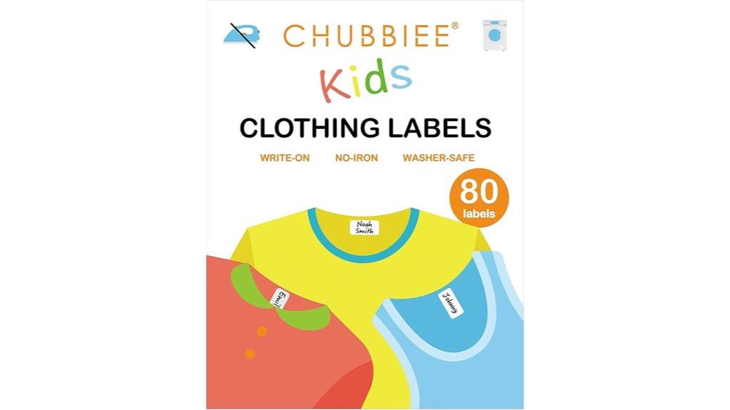 kids clothing labels pack