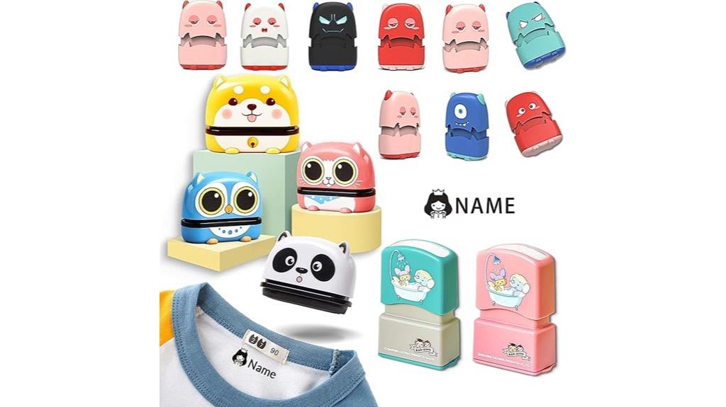 kids clothing name stamp