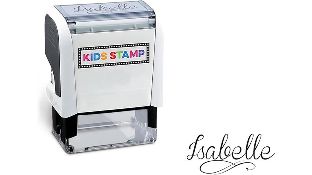 kids self inking name stamp