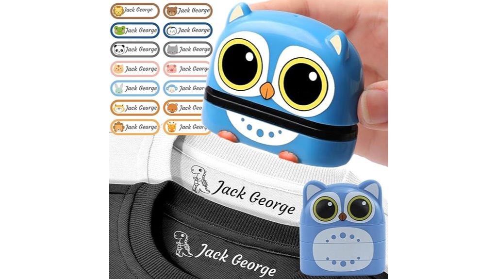 kids waterproof name stamp