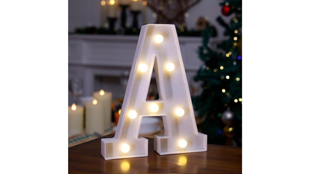 led letter marquee sign