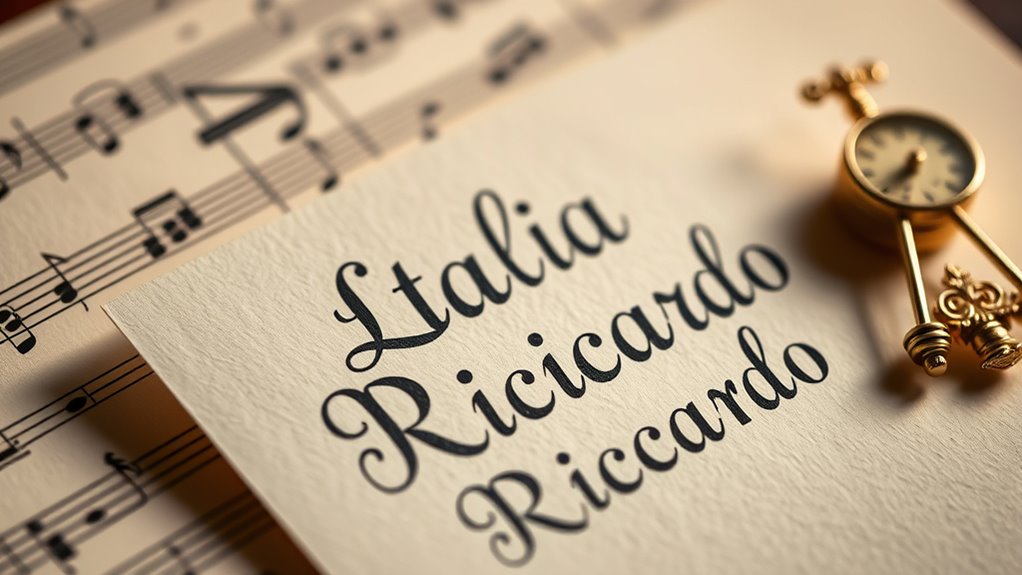 master italian name pronunciation patterns