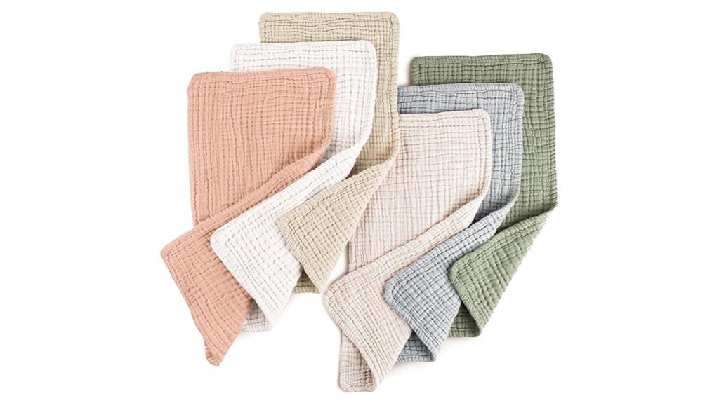 muslin baby burp cloths