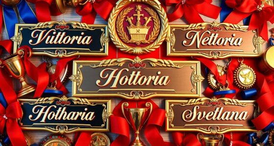 names celebrating triumph