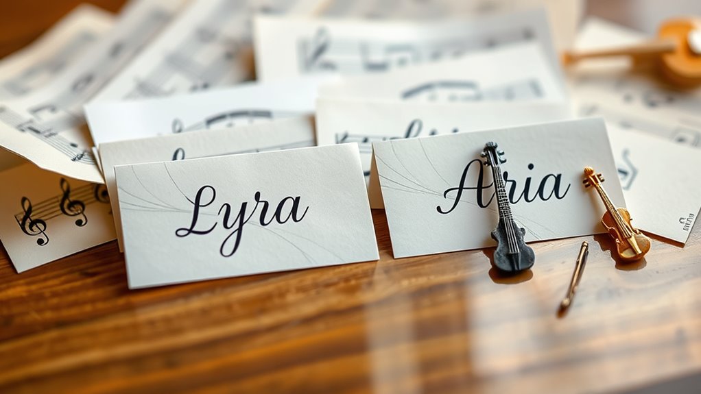 names inspired by musical instruments