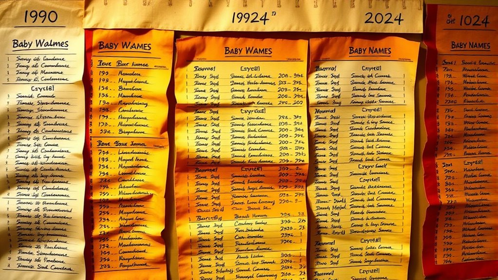 names reflect cultural shifts