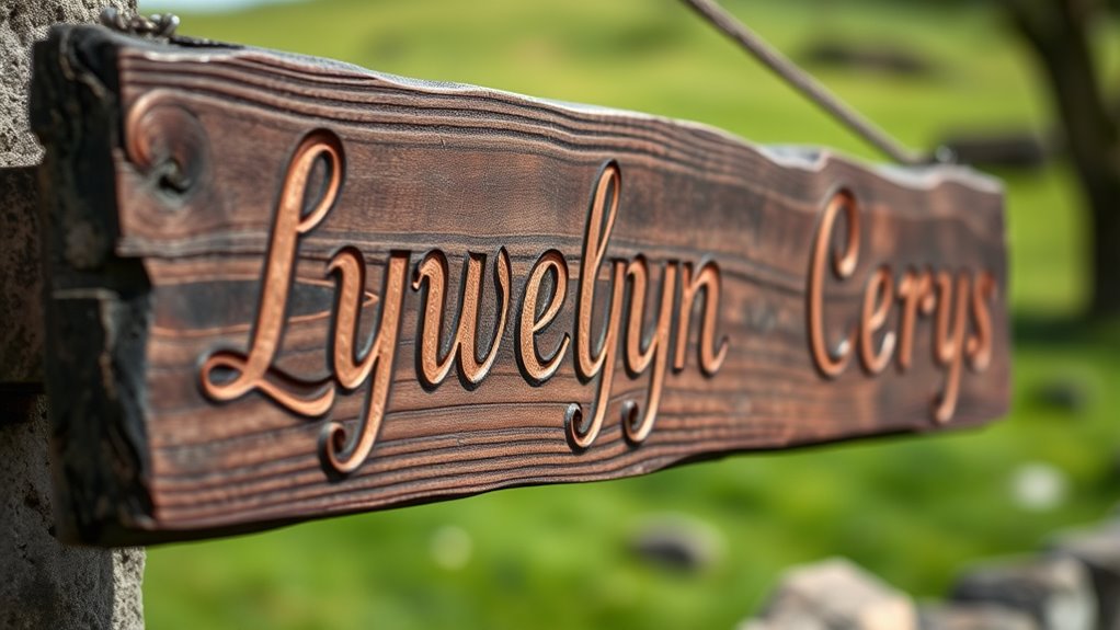 names rooted in welsh history