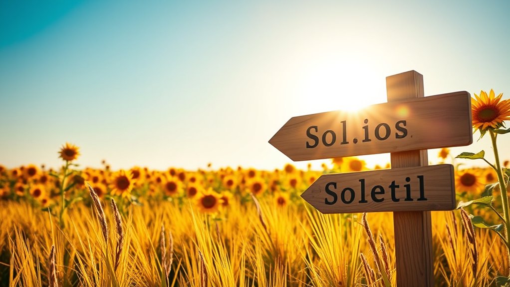 names symbolizing the sun