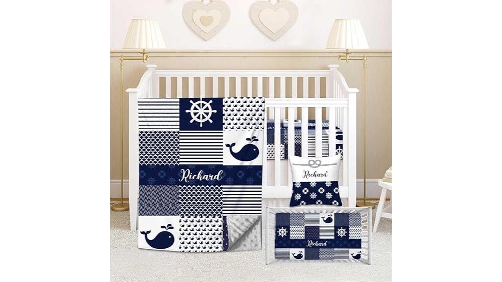 nautical baby bedding set