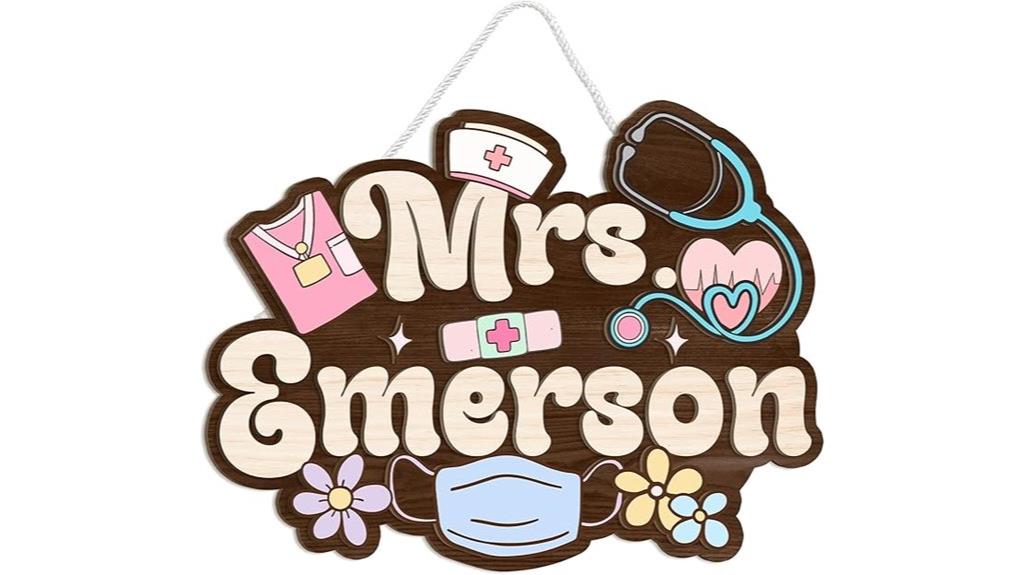 nurse office name sign