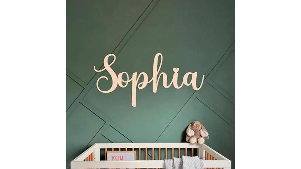 nursery custom wood sign