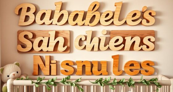 nursery wooden name signs
