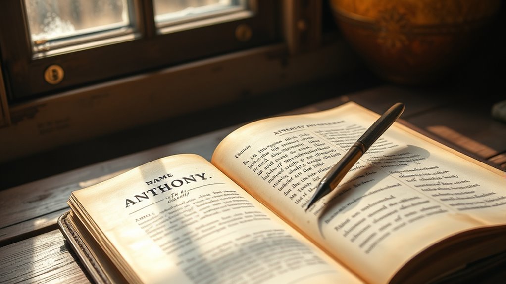 origins of the name anthony