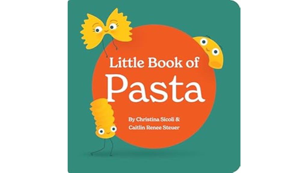pasta themed board book