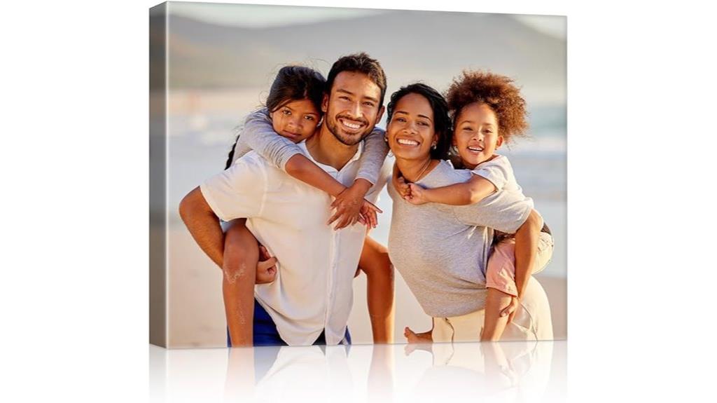 personalized 24x24 photo canvas