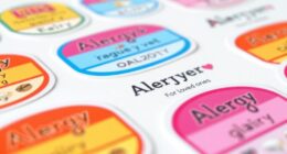 personalized allergy alert labels
