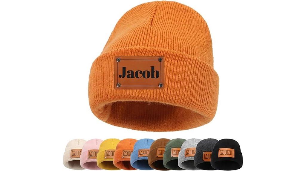 personalized baby beanie