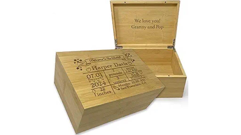 personalized baby birth keepsake