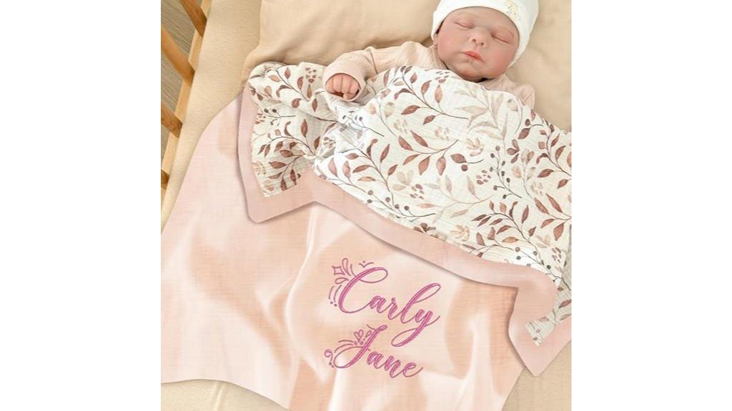 personalized baby blanket