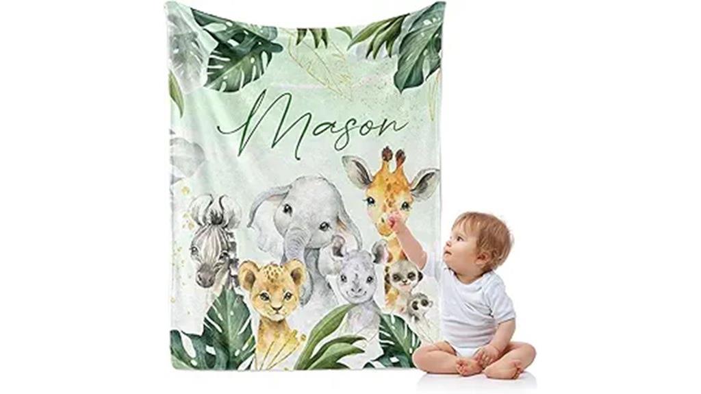 personalized baby blanket
