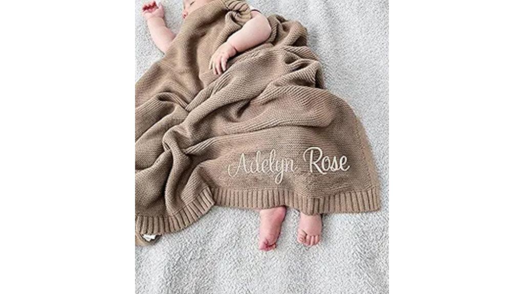 personalized baby blanket gift