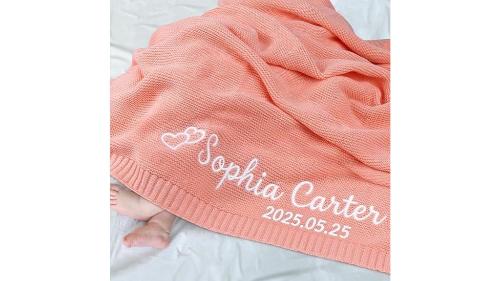 personalized baby blanket gift