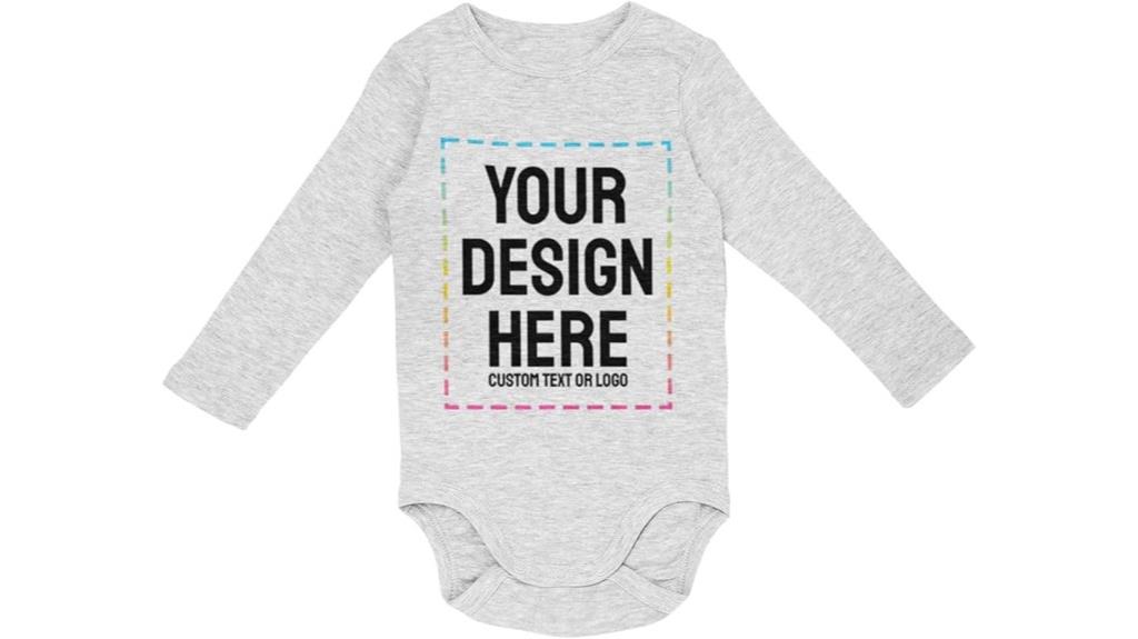 personalized baby bodysuit