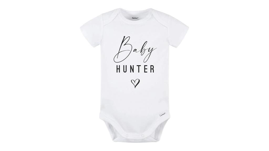 personalized baby bodysuit