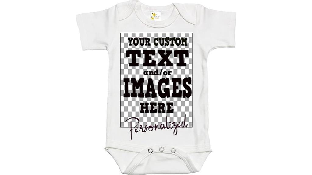 personalized baby bodysuit